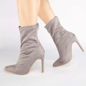 Women's Fashion Stiletto High Heel Ankle Boot Shoe